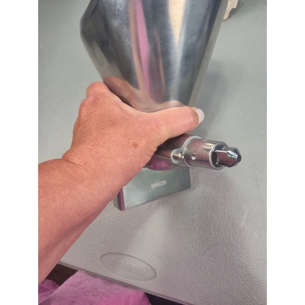 KitchenAid All Metal Grain Mill Stand Mixer Attachment WHC09 Silver Aluminum